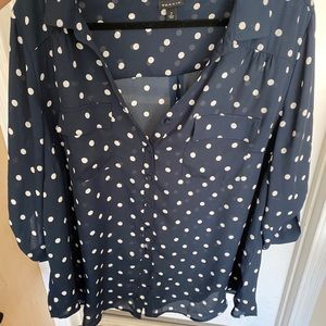 NWOT Torid polkadot blouse